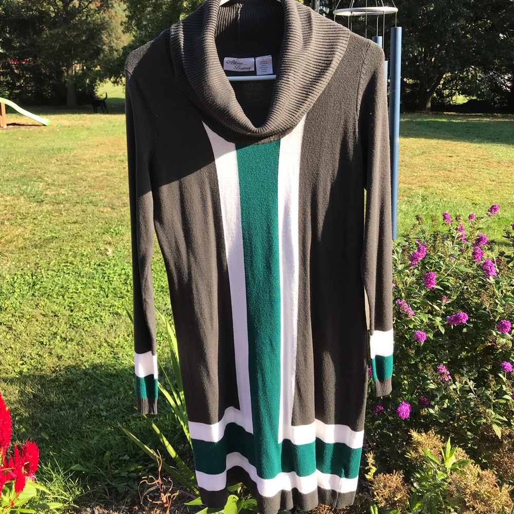 Long sleeve dress.